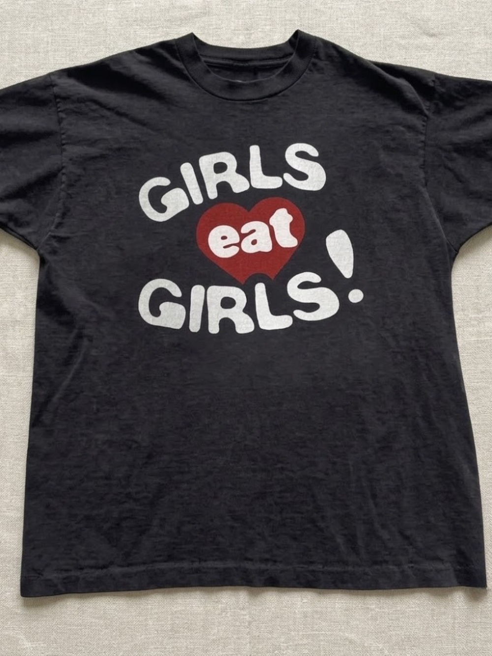 Girls Eat Girls! Graphic Tee - Black & Red